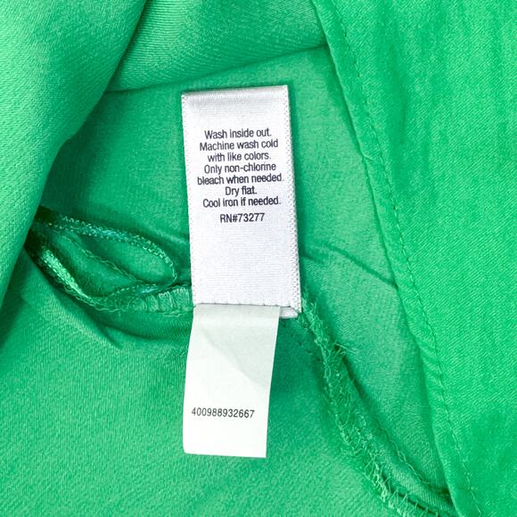 Jennifer Lopez Green Keyhole Halter Blouse - Size XL - Picture 6 of 6